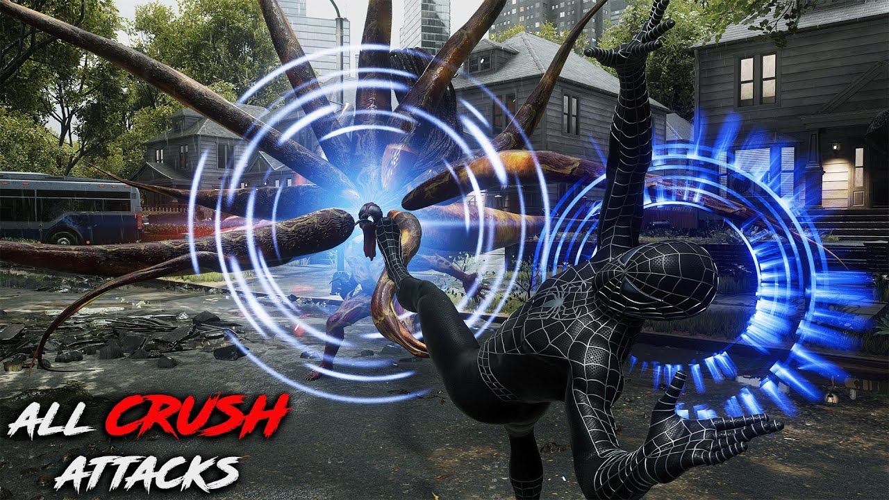All Crush Attacks - Spider Man 2 PS5
