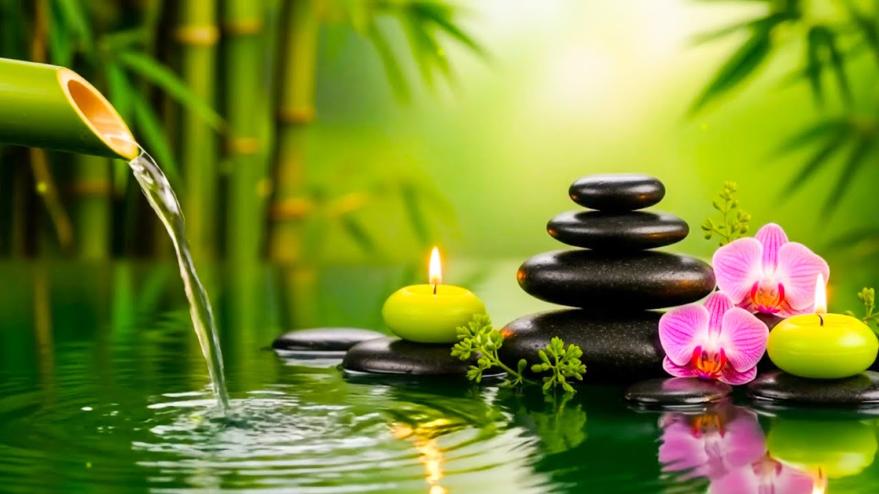 Spa Relaxation Piano Music | Calming Water Sounds for Stress Relief & Deep Sleep
