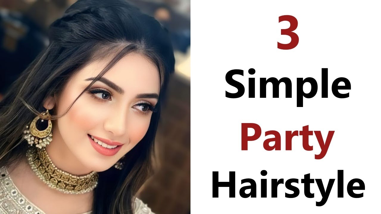 3 Simple Amazing Hairstyle - Easy Hairstyle for party | Hairstyle for girls | trending hairstyle