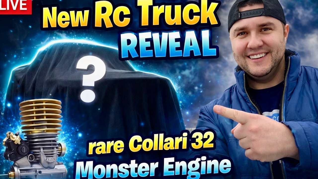 🛑New Mega Powered Nitro Truck (LIVE) w/ Hybrid32494 Let’s Fire It up and Tune