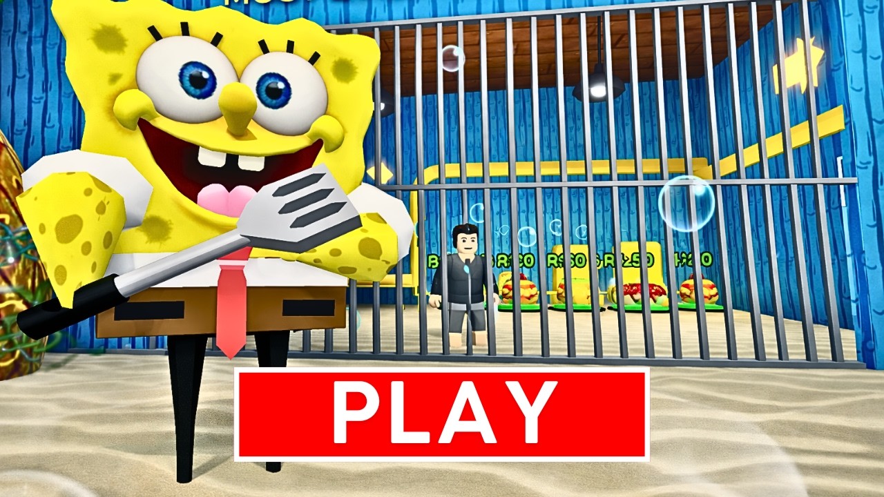 ROBLOX SQUAREPANTS ESCAPE RUN OBBY!!