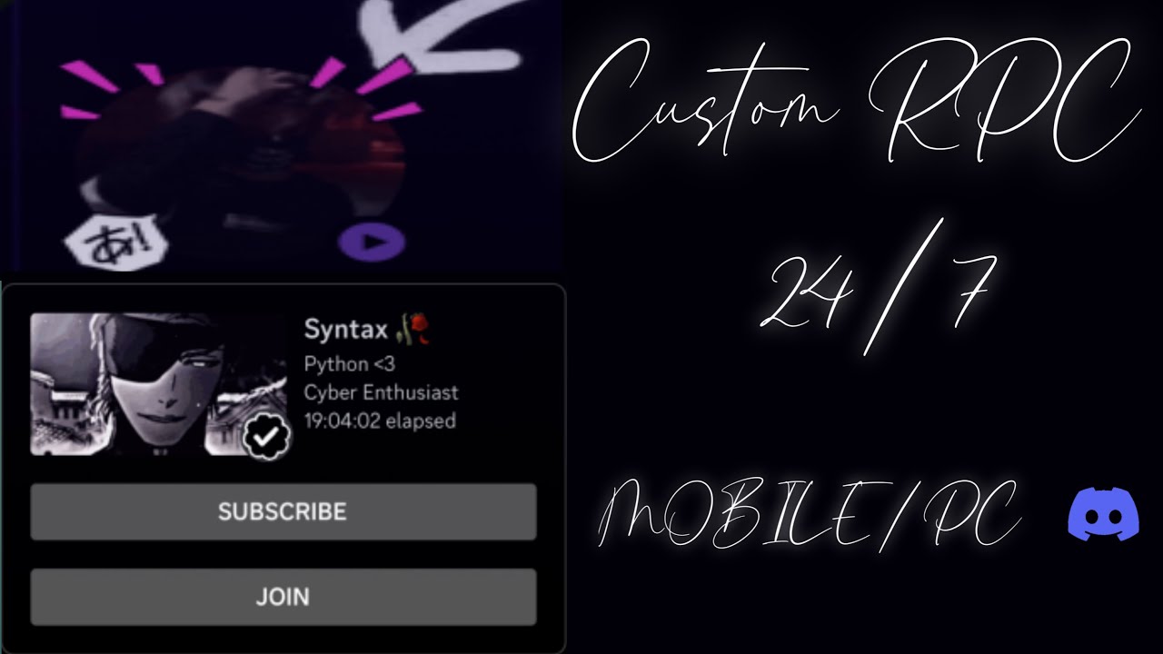 Custom RPC With Streaming Status 24/7 - Discord Tutorial
