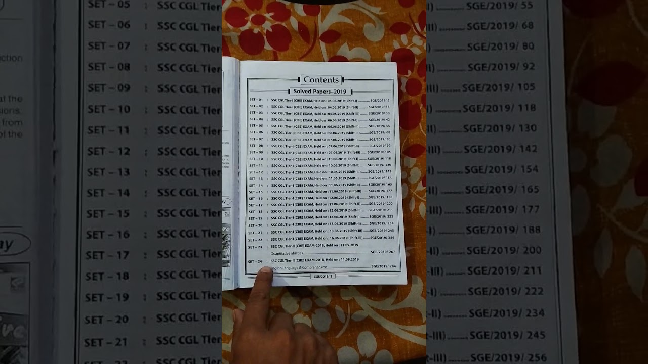 SSC CGL Tier- 1 and 2 (2019-2020) Solved paper kiran.....