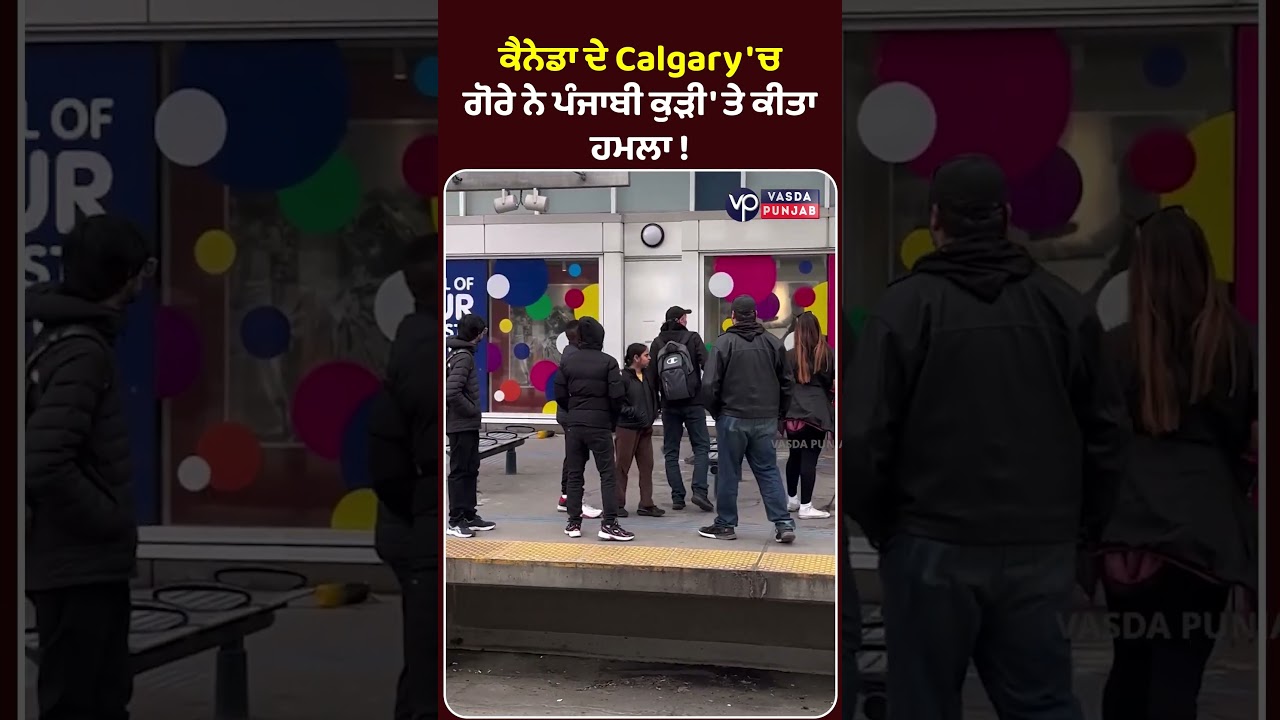 Punjabi girl att@cked in Calgary #canada #calgary #canadanews #punjabigirl #staysafe #viralvideo