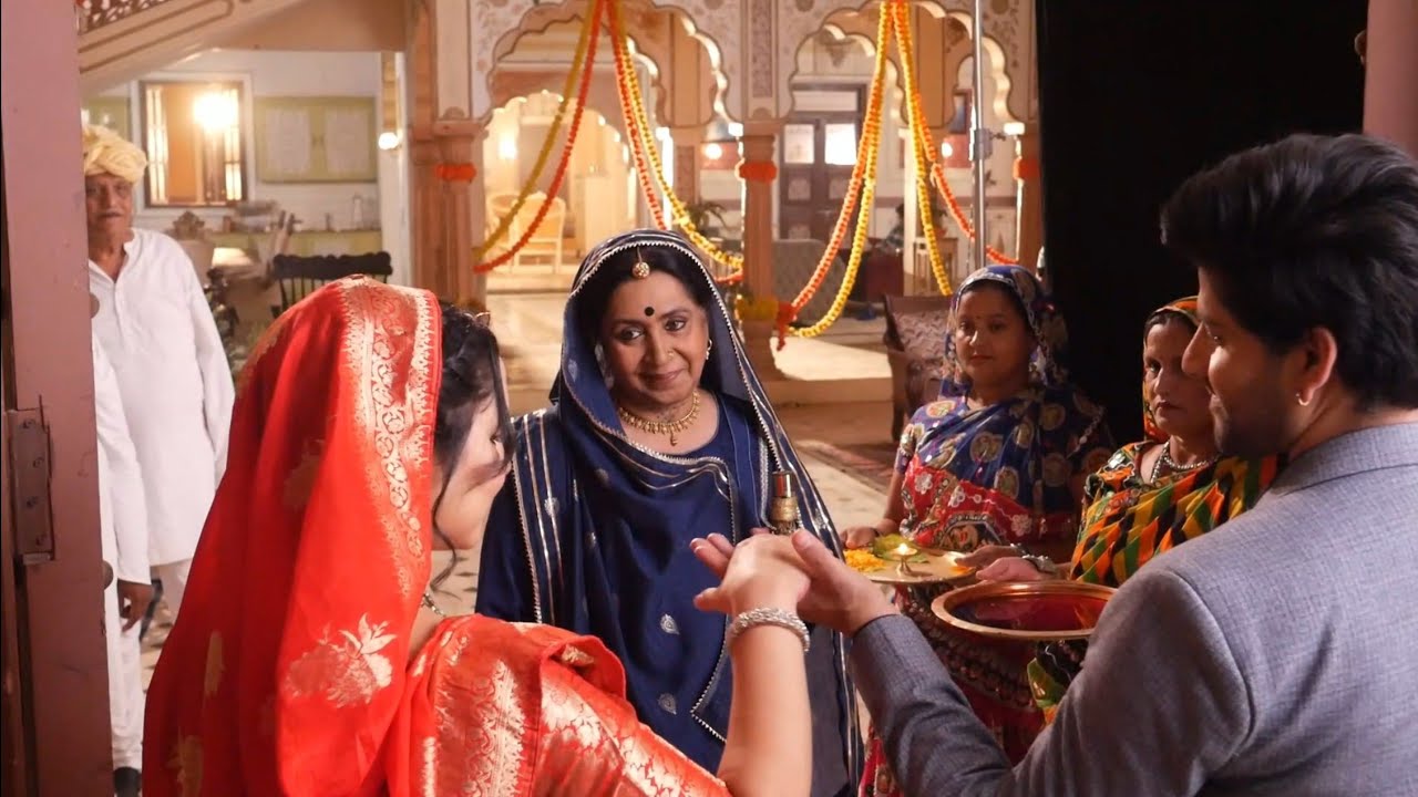 Vasudha 4 april 2026 on location - dadi Ne ki Vasudha ki aarti 