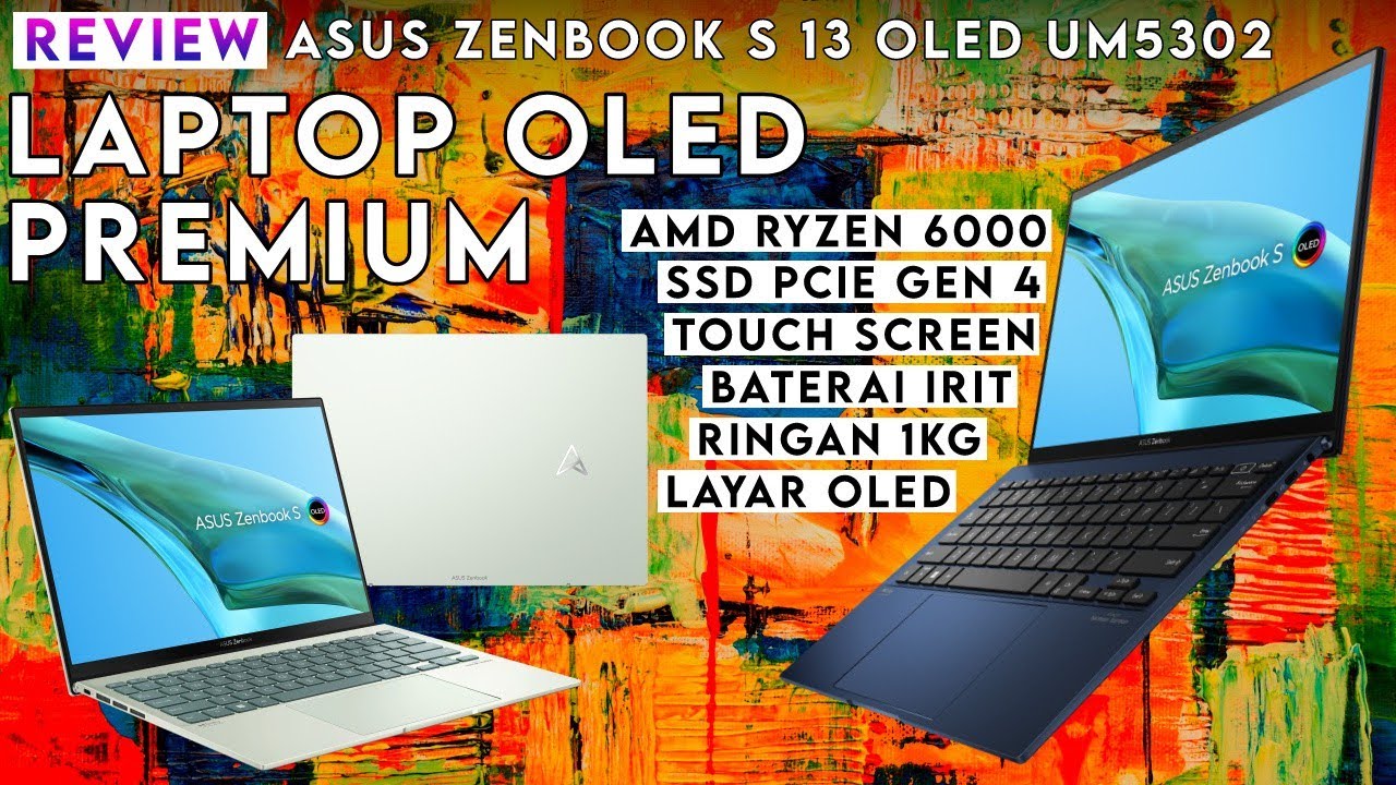 Tipis, Ringan, Kencang, Layar 2.8K, dan Baterai Awet! Review ASUS Zenbook S 13 OLED UM5302