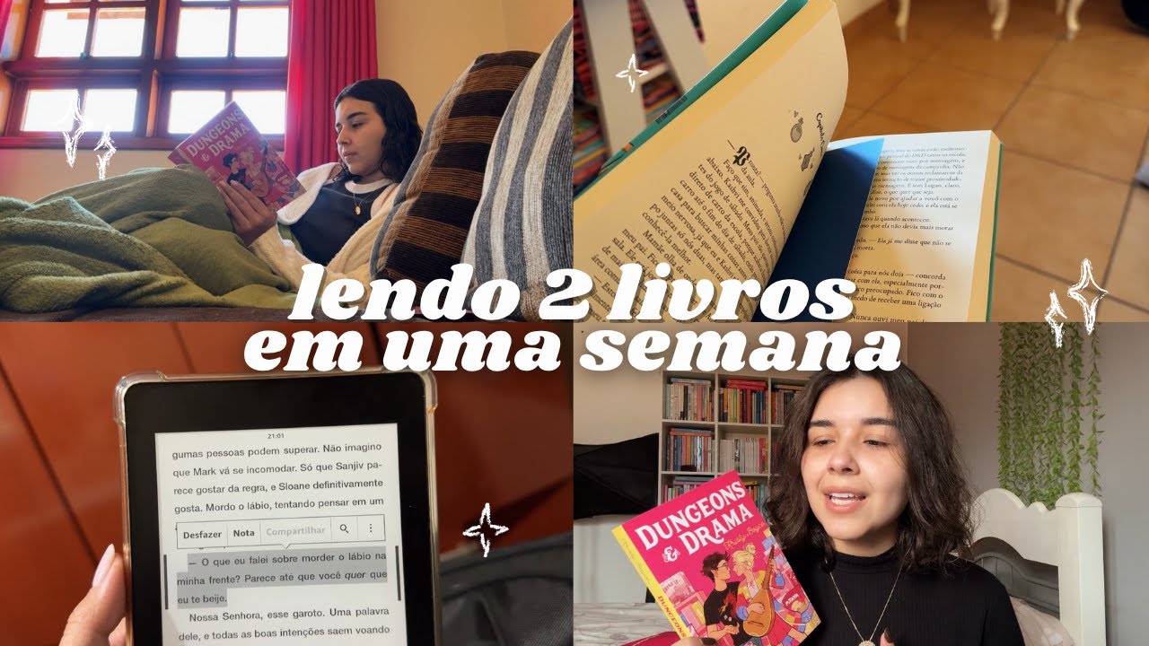 vlog: lendo 2 livros em uma semana