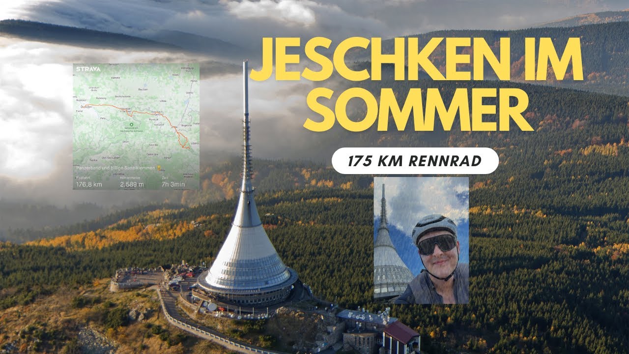 Die perfekte Radtour im Sommer - 175 KM Gipfelsturm zum Jeschken