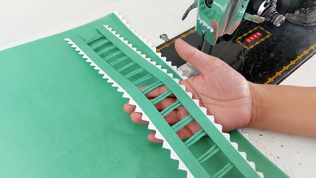 Fabric Patti और Dori के साथ बनाएं Palazzo Pant का बिलकुल नया डिज़ाइन | Palazzo Pant Design with Dori