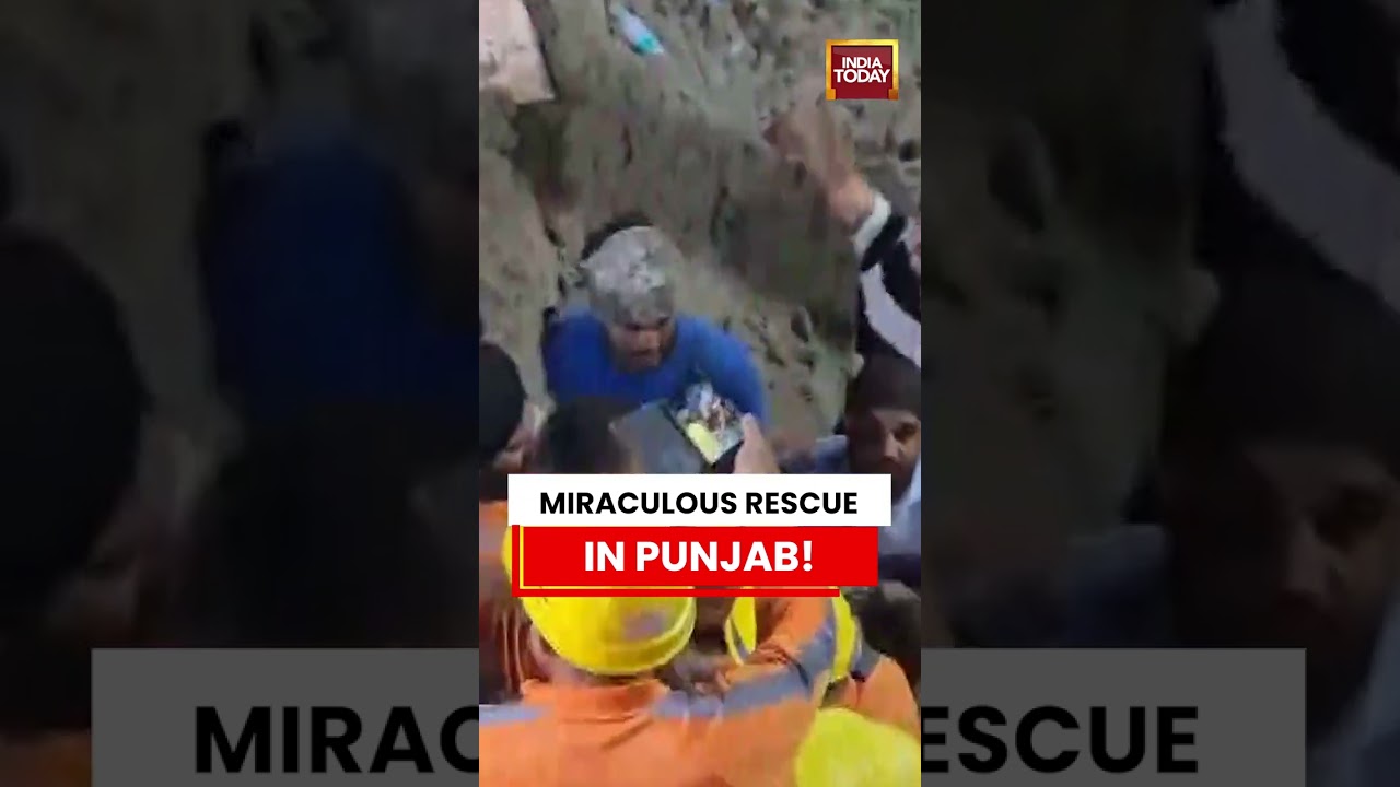 Punjab Viraal Video:  3-Year-Old Saved After Falling Into Borewell #viralvideo #punjab #miracle