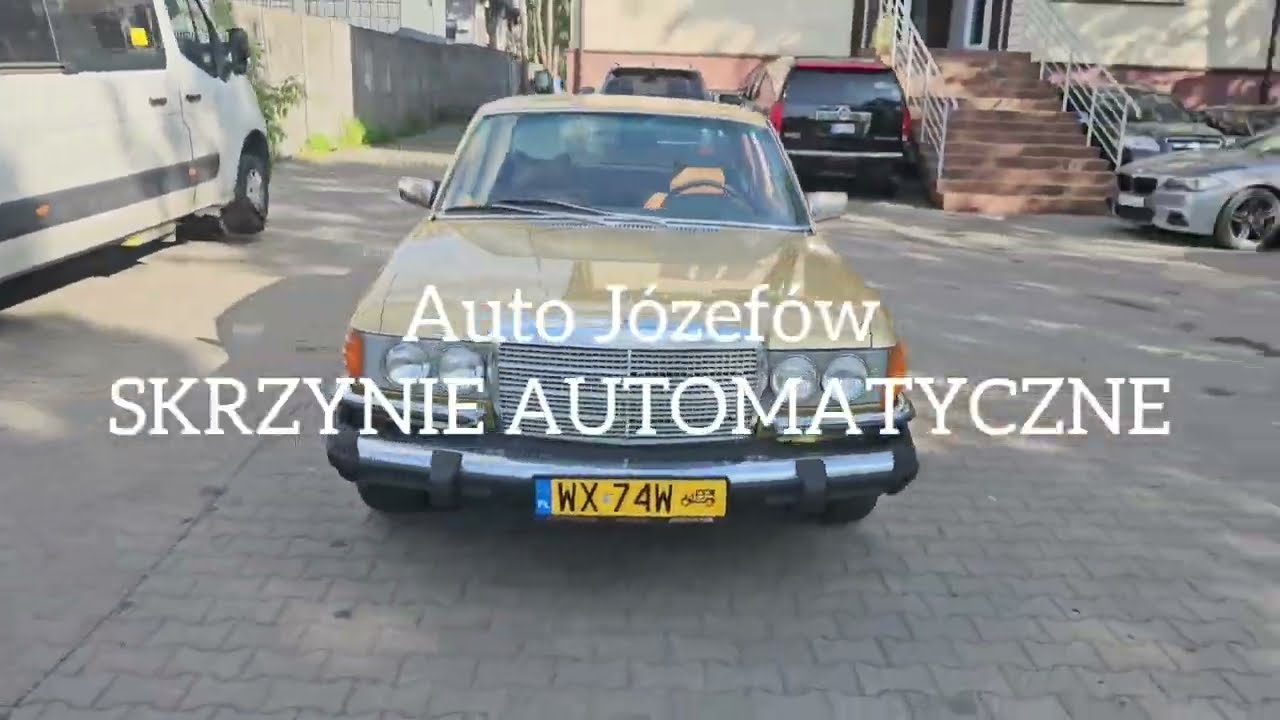 Mercedes W116  wymiana oleju, s klasa lat 70