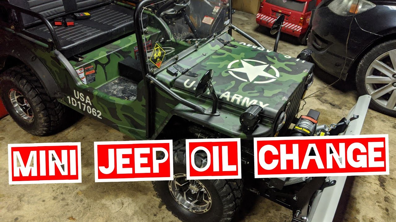 125CC MINI JEEP OIL CHANGE