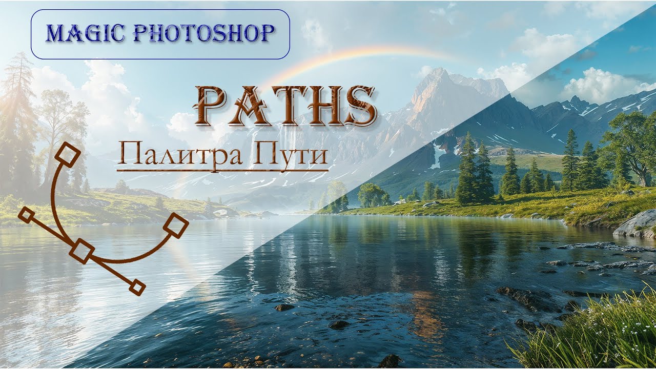Инструменты векторной графики в Photoshop. Как сохранить созданный контур. Часть 3