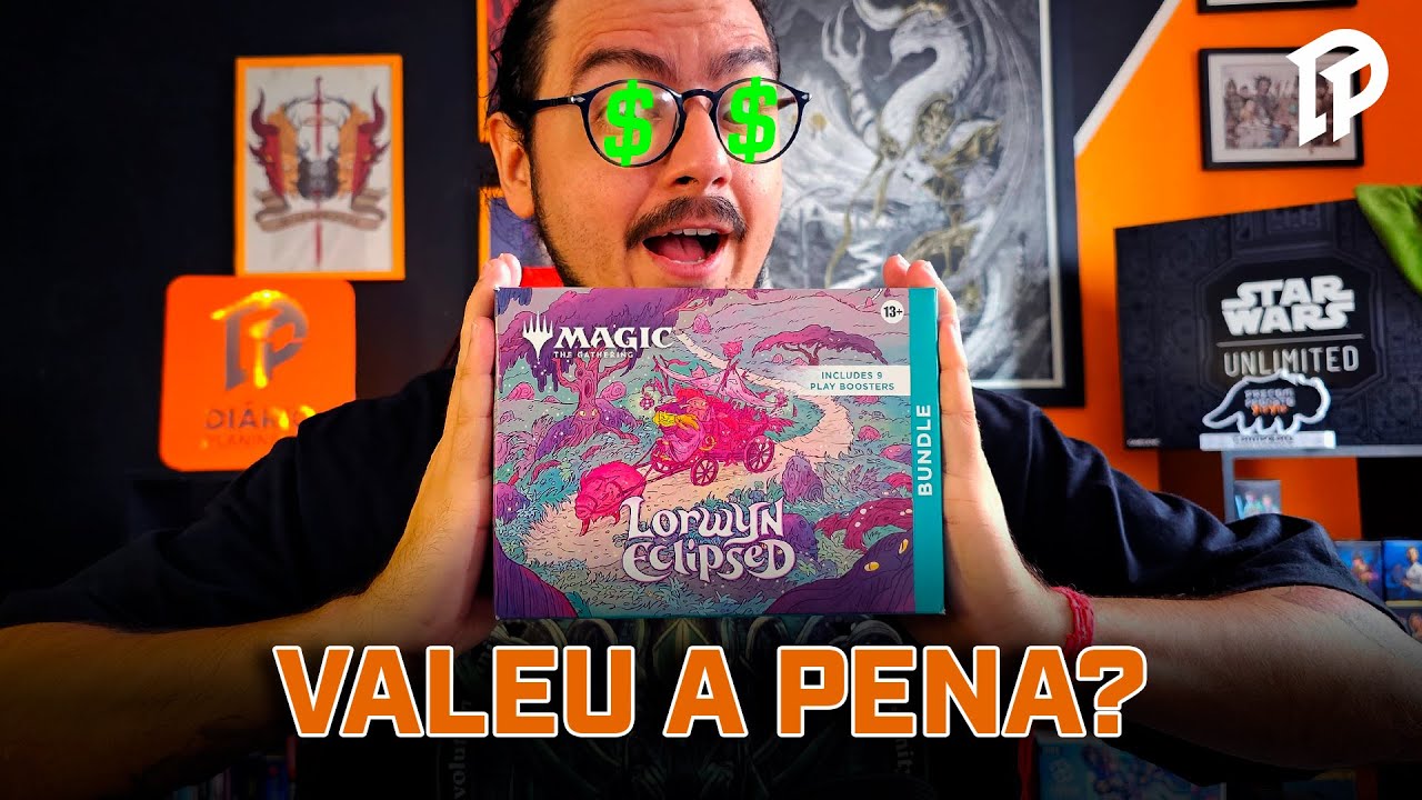 🔥LORWYN ECLIPSED BUNDLE UNBOXING: Abrindo uma carta raríssima de quase R$200!