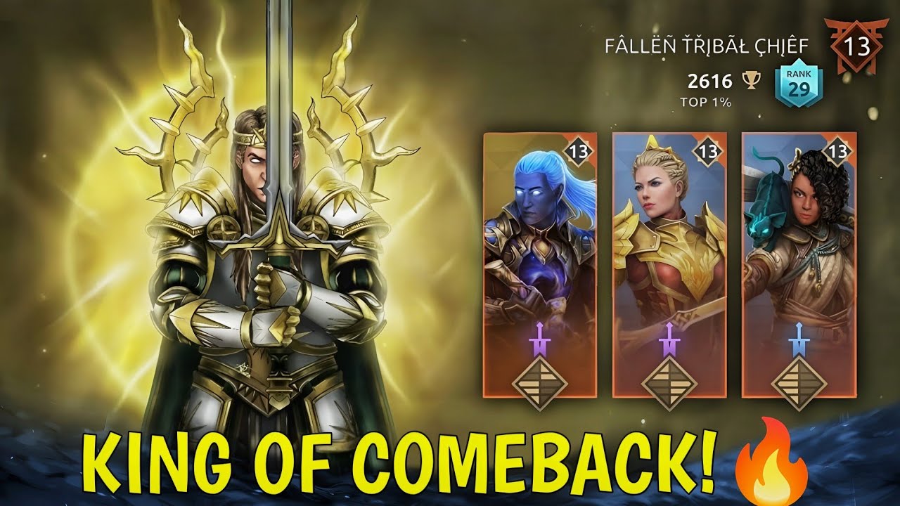 The Reason Why KOTL is the King of Comebacks!👑🔥| Renova Gaming✨| Shadow Fight 4: Arena