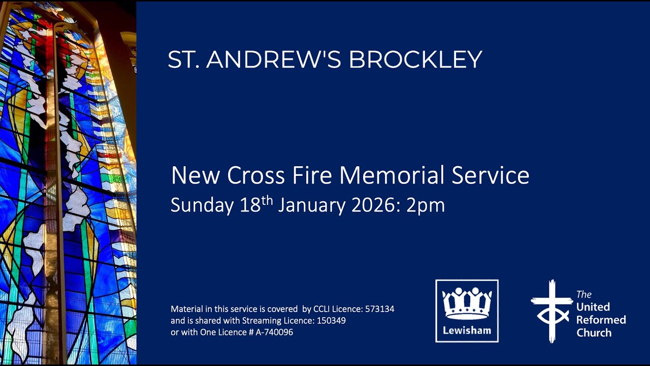 New Cross Fire Memorial Service: Sunday 18th January 2026