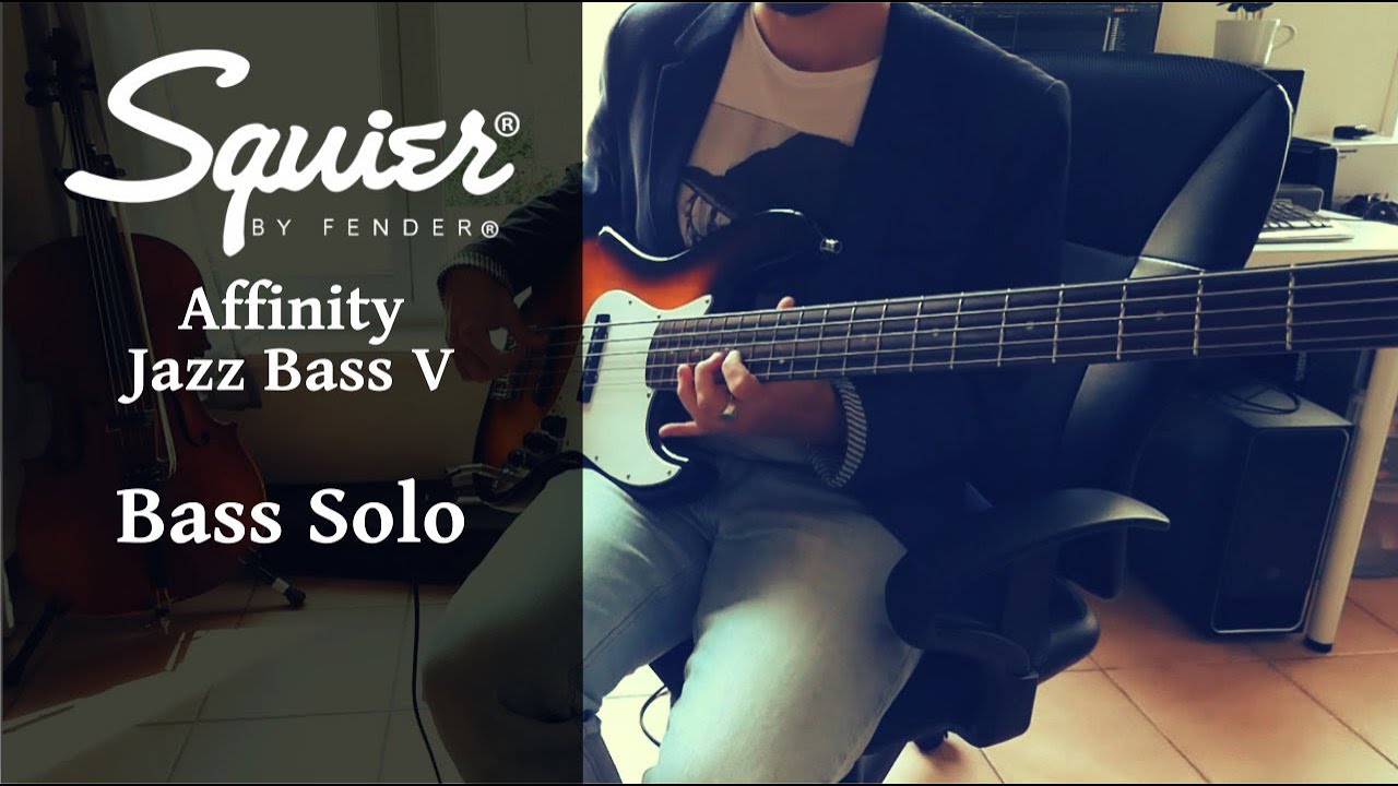 Squier Affinity Jazz Bass V - Bass Solo