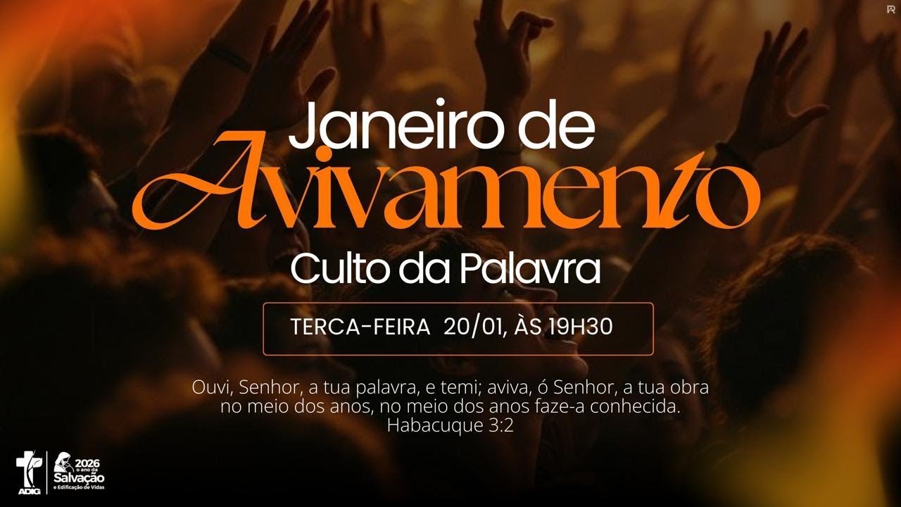 CULTO DE MILAGRES - Quinta-feira, 22.01.2026