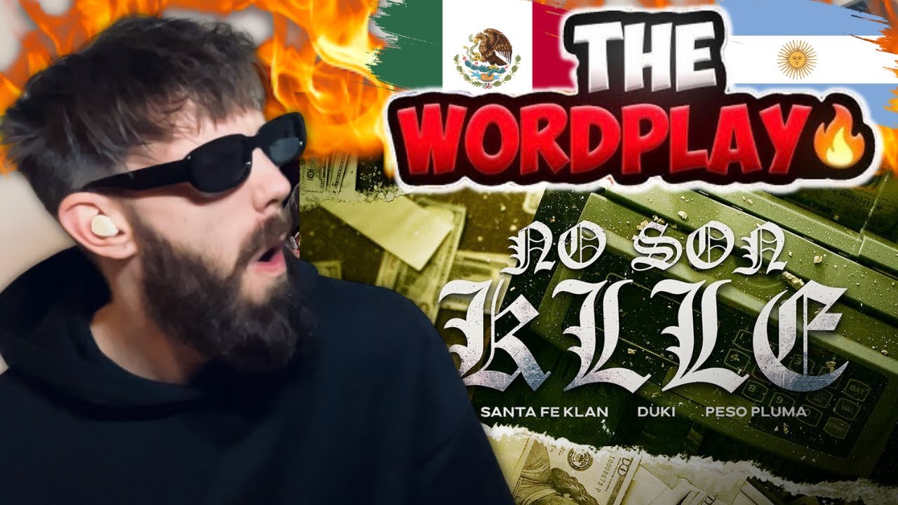 BARS! 🇦🇷🇲🇽 SANTA FE KLAN, DUKI, PESO PLUMA - NO SON KLLE (Video Oficial) | BRITISH 🇬🇧 REACTION