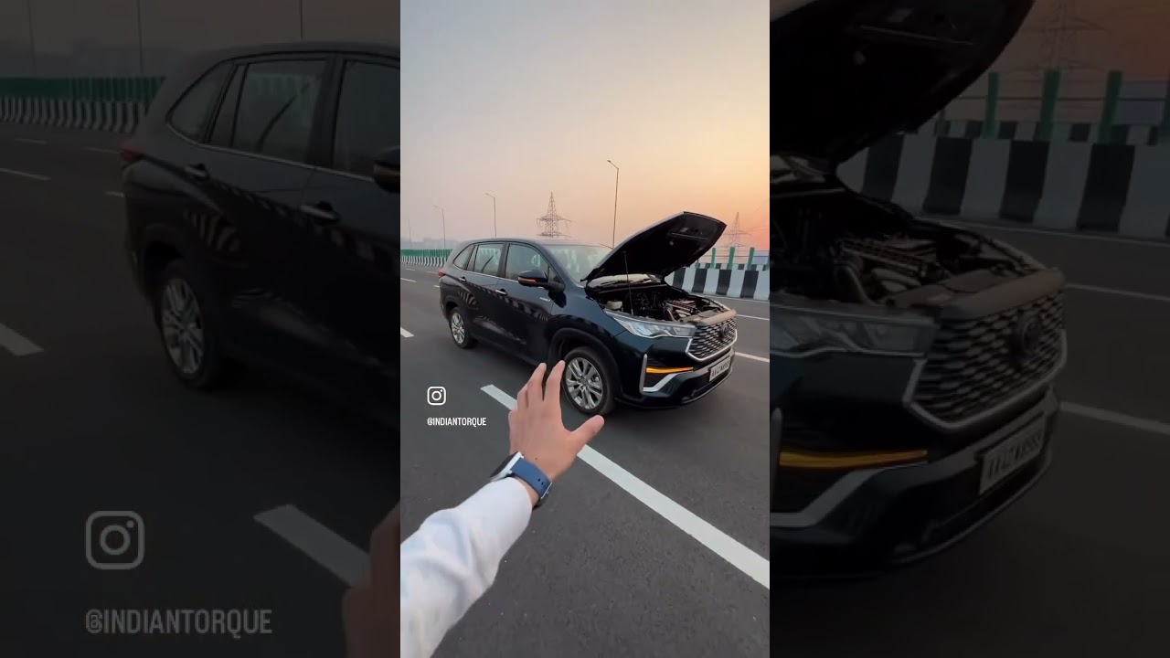 Toyota Innova Hycross Hybrid Real Life Mileage🔥 #Shorts
