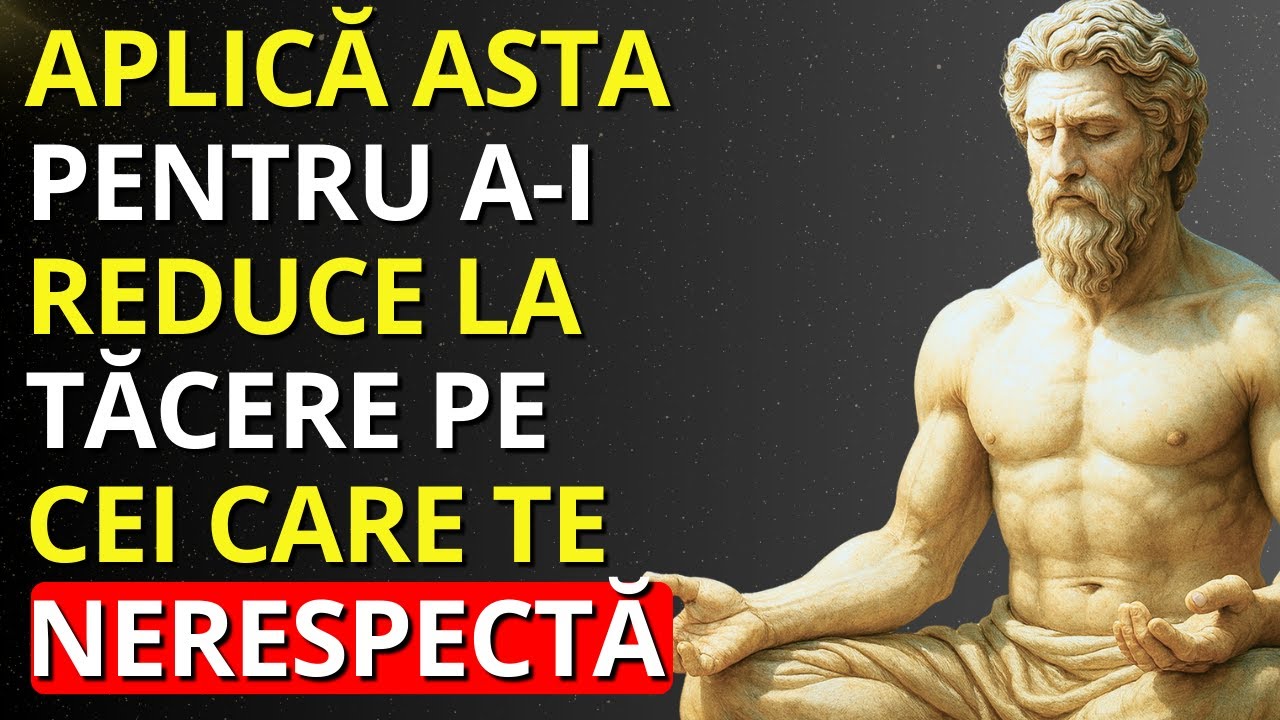 REGULA CELOR 4 TĂCERI STOICE: PENTRU A-I FACE SĂ TACĂ PE CEI CARE NU TE RESPECTĂ | STOICISM
