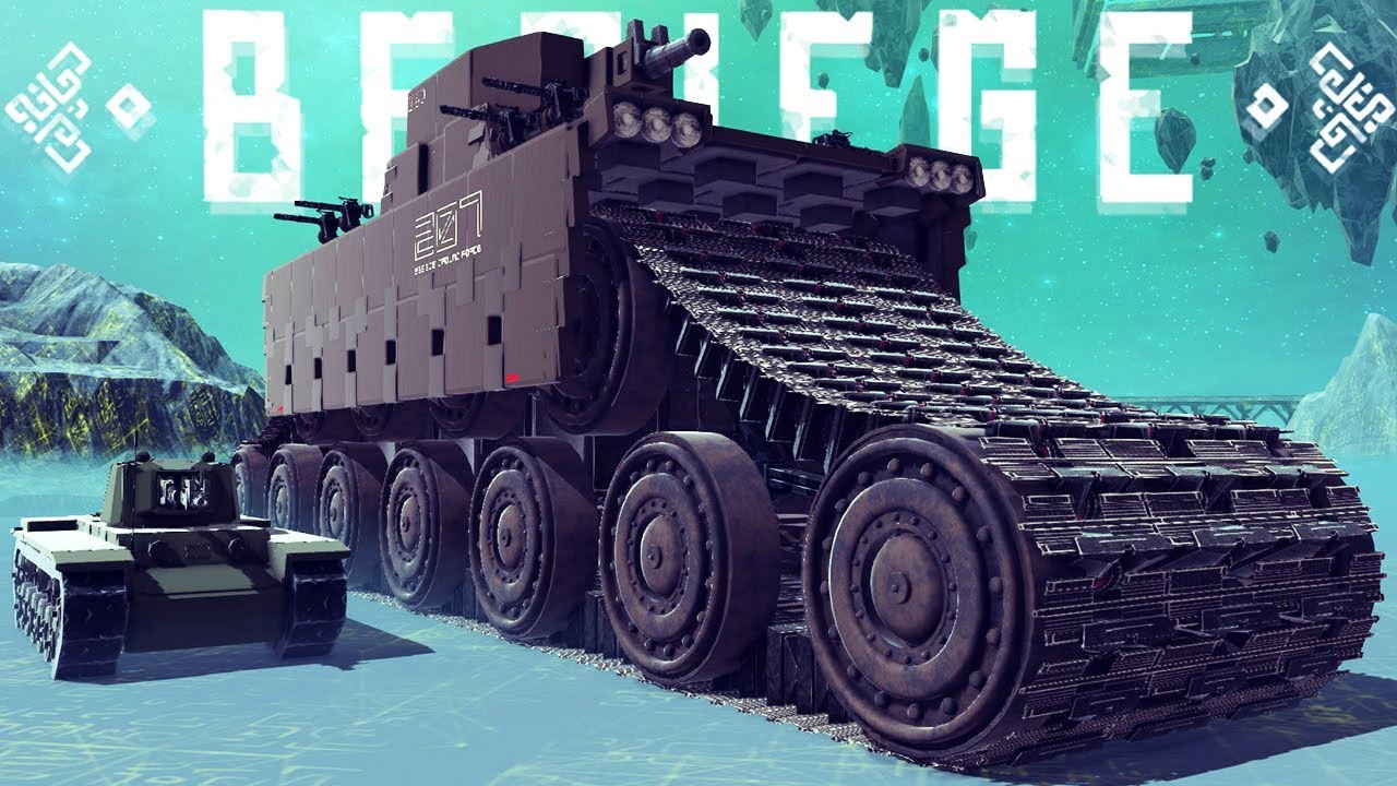 The Worlds Largest Tank - Destroying Big Ben - Besiege Best Creations