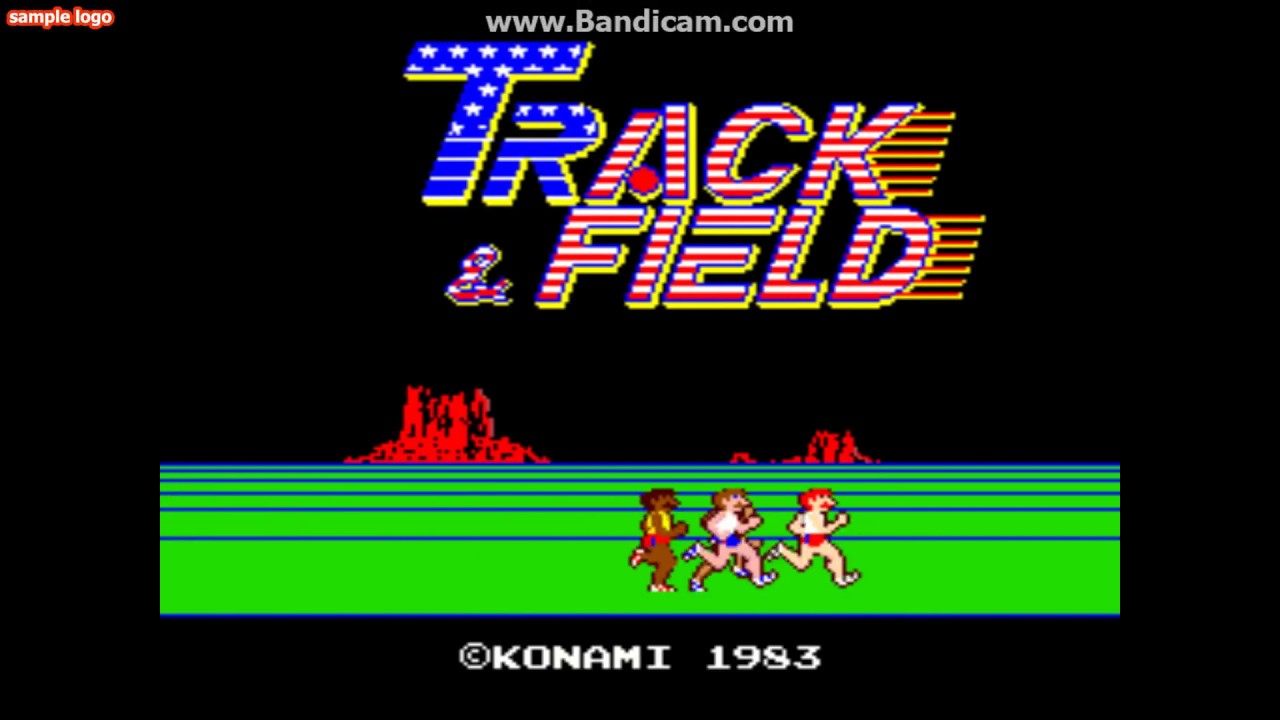 Track and Field coin-op arcade machine - Konami