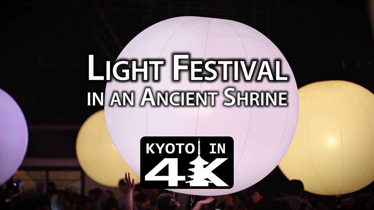 Kyoto Event: Light Festival at Shimogamo Shrine (Tadasu no Mori) [4K]