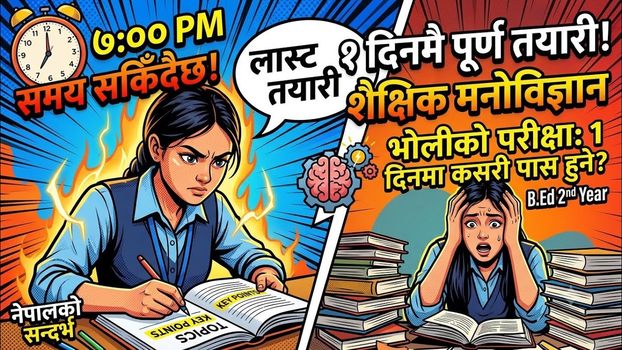 भोलिको Exam/Last तयारी /B.ed. 2nd year/TU Exam -2083