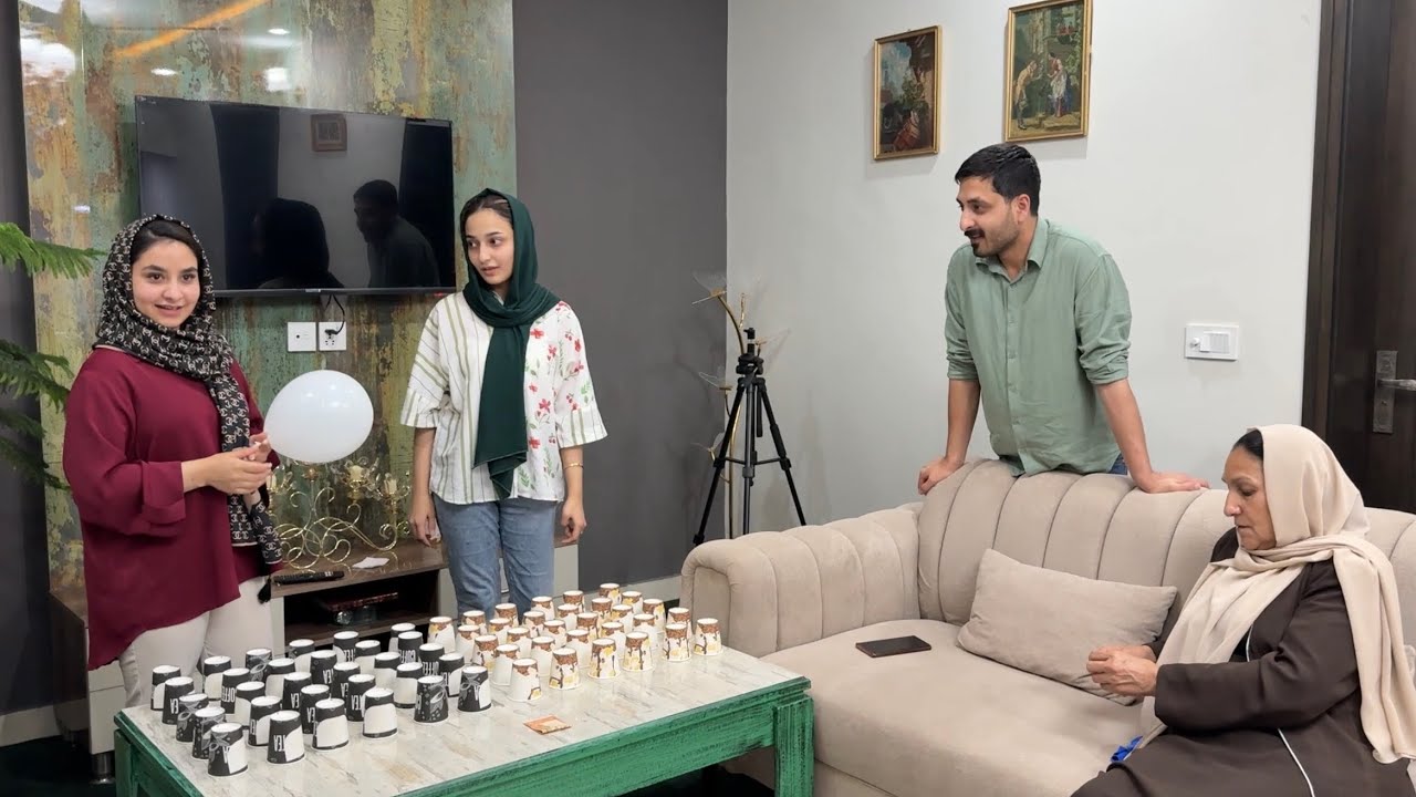 امشب باهم گیم جالب بازی کردیم🎳 کی برنده جایزه خواهد شد 