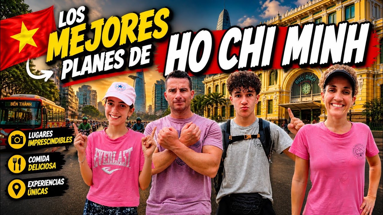 Ruta 12 días VIETNAM SUR dia 2 Ho Chi Minh FREE TOUR (español) familia