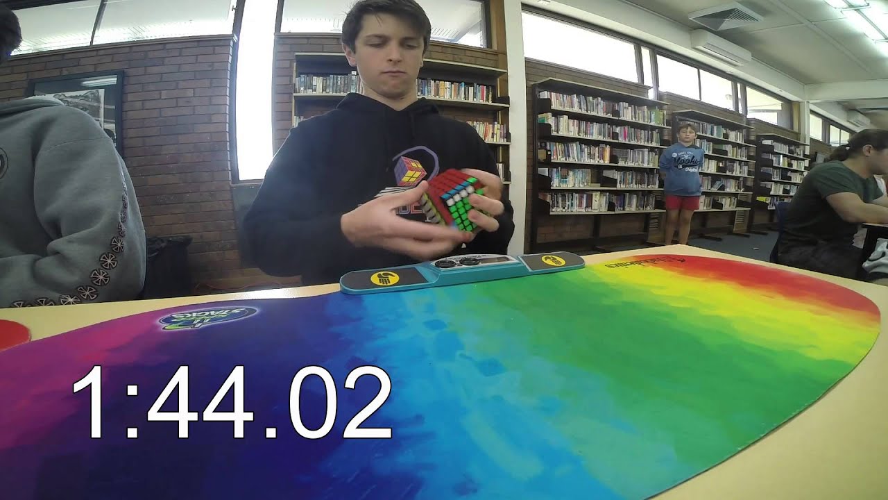 6x6 Rubik's cube average former world record: 1:43.83 seconds