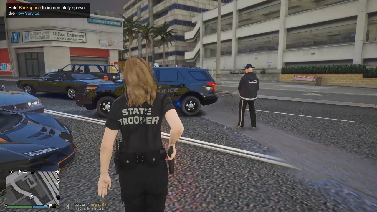 Gta 5 LSPDFR Playing As a Female State Trooper - Ghosted FPIU Highway Patrol