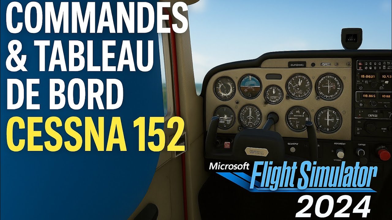 Cessna 152  Commandes & tableau de bord - MSFS