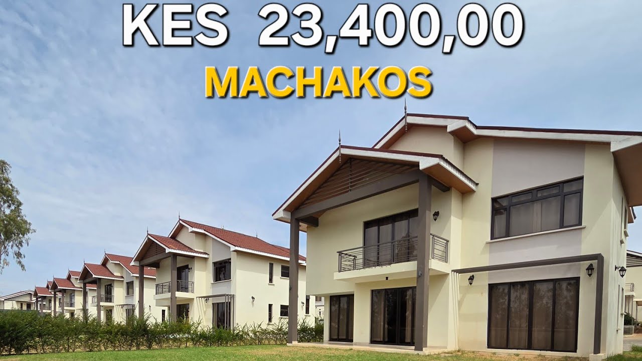 This Backyard Alone Will Make The Most Unforgettable BBQ Weekends | 4 Bedroom For Sale in Machakos 