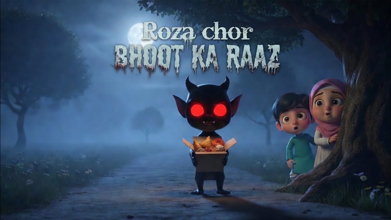 Roza chor Bhoot ka Raaz | Islamic Horror cartoon story | Zainab aur Khadijah Islamic Cartoon Series.