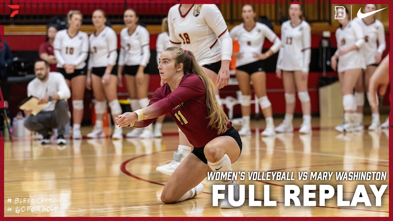 Bridgewater College Women's Volleyball vs Mary Washington Replay