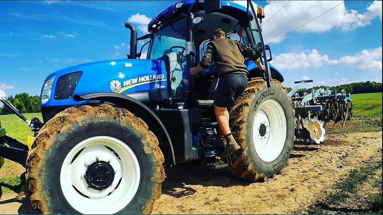 [GOPRO] Déchaumage 2017 New Holland T6.155 & Lemken Rubin 9