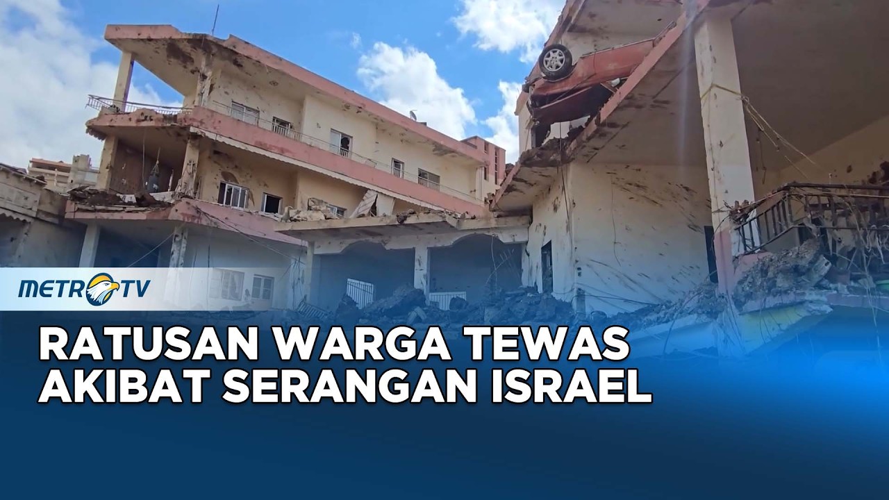 Israel Lakukan Serangan Udara di Lebanon Tebar Kematian