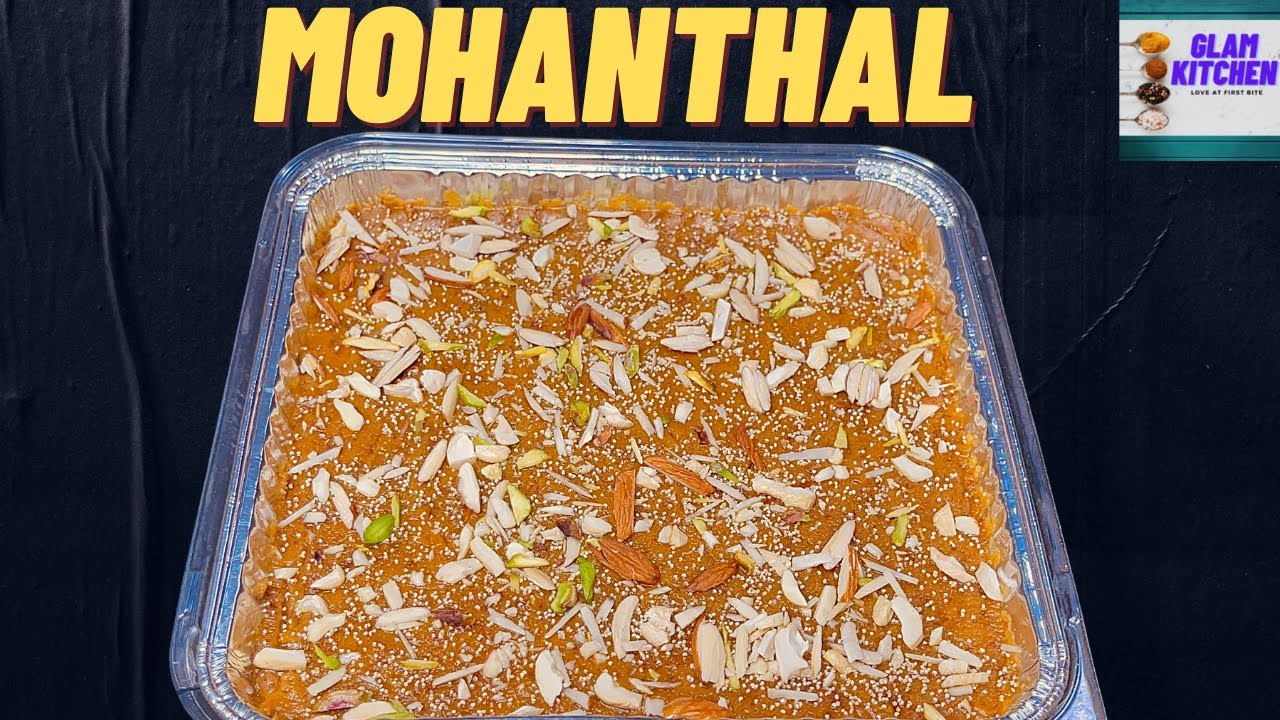 Mohanthal Recipe | Halwai Style Danedar Mohanthal at Home | Gujarati style Easy Mohanthal Barfi