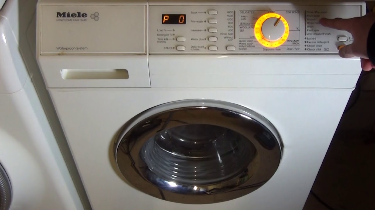 How To Tip #52 : Activate & deactivate end cycle alarm Beeper setting on a Miele Washing Machine.