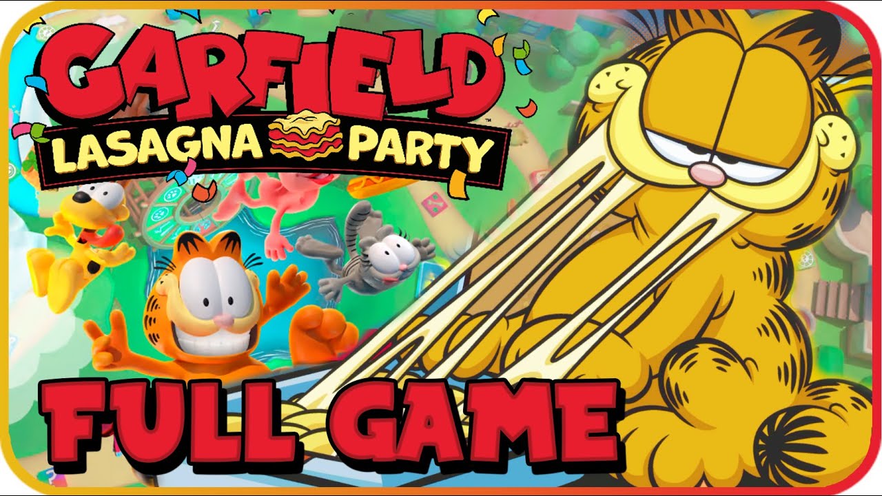 Garfield Lasagna Party FULL GAME Longplay (PS4) All Characters