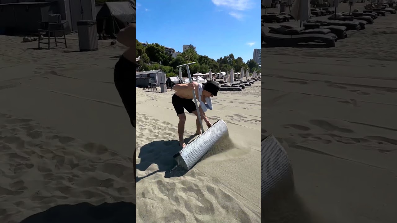 Treasure Hunt on the Beach: Gold Grillz in the Sand!