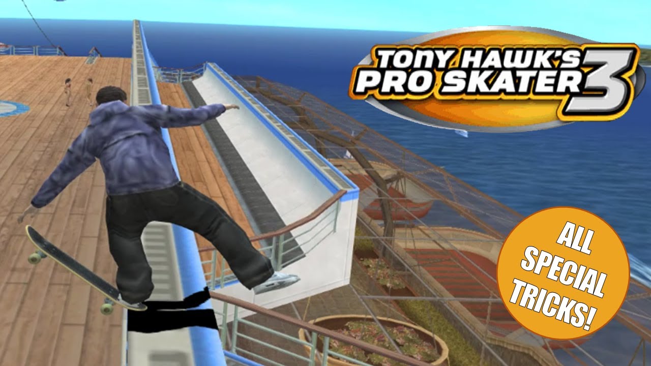 Tony Hawk’s Pro Skater 3: ALL SPECIAL TRICKS!