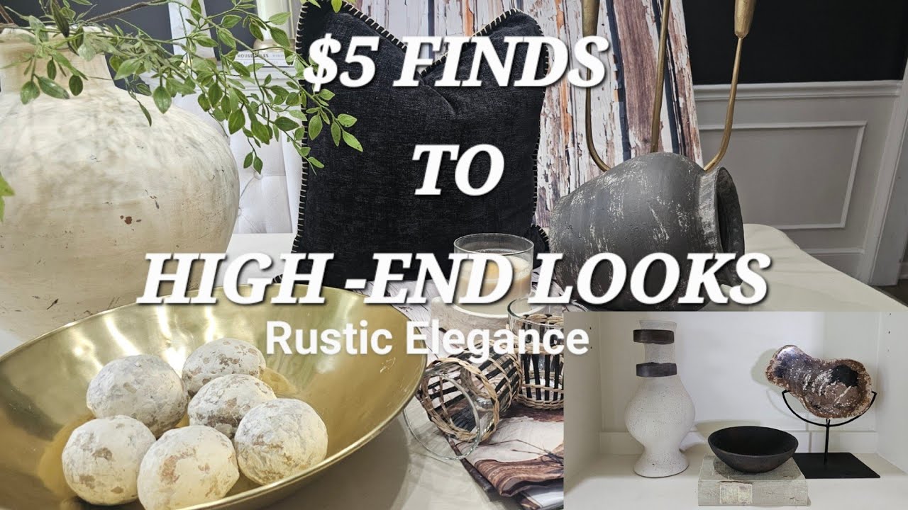 $5 Thrift Haul Turned Designer Decor | Styling Tips Included | Decorate With Me