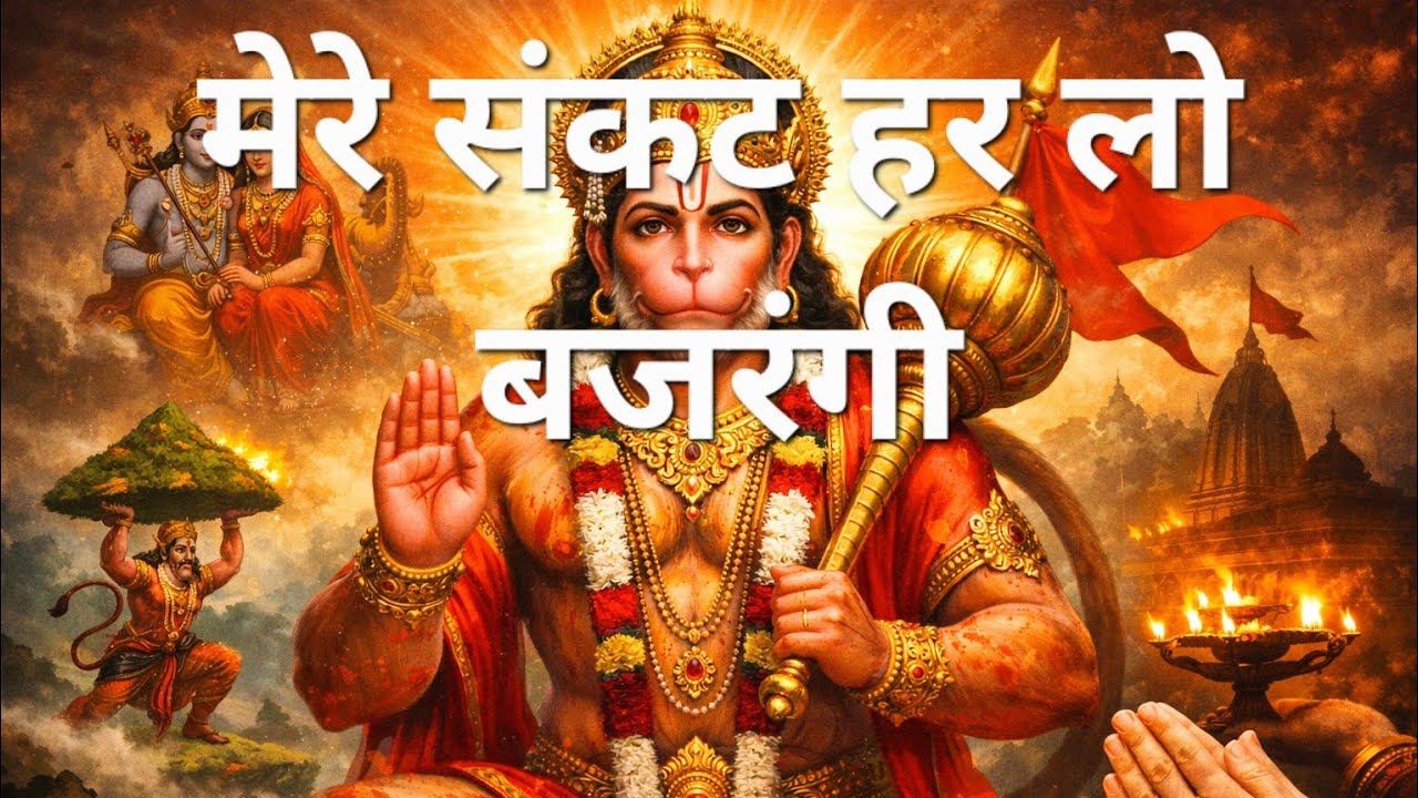 Hanuman Bhajan | मेरे संकट हर लो बजरंगी 🙏 | Powerful Bajrangbali Song #shorts