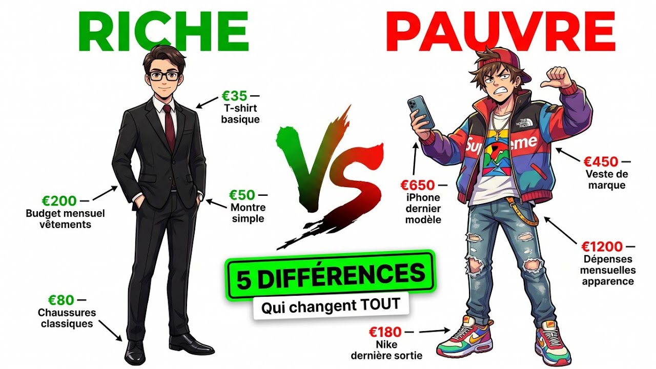 ESPRIT RICHE VS ESPRIT PAUVRE | 5 DIFF&Eacute;RENCES QUI VONT CHANGER TA VIE COMPL&Egrave;TEMENT