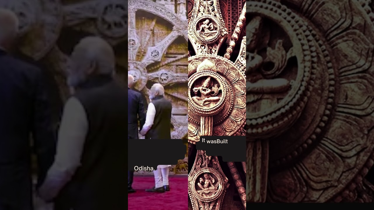 India Showcases Konark Wheel #G20Summit #G20SummitDelhi  #KonarkWheel #BreakingNews #LatestNews