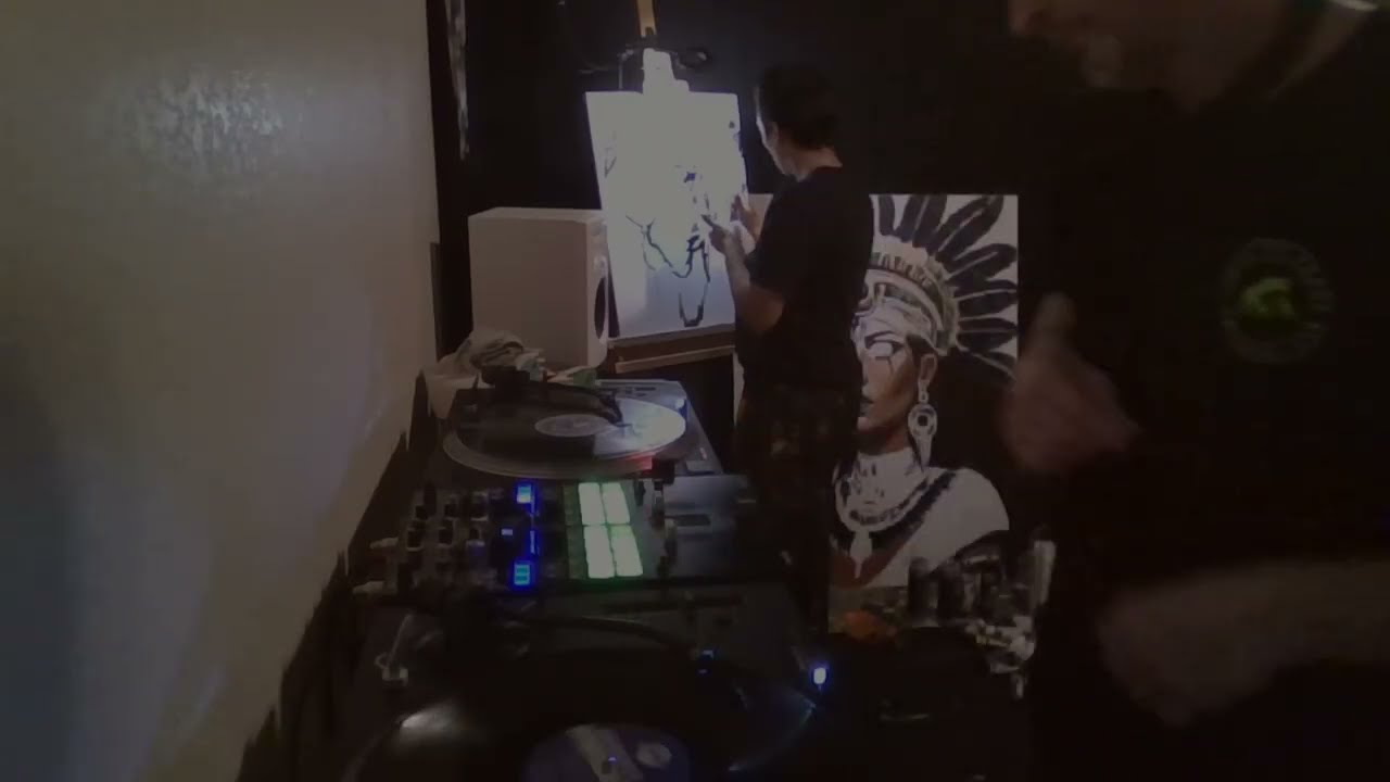 Planet Rock All Vinyl DJ Set - Mike Devious - Plus - Live Finger Painting by Freebird Funnday