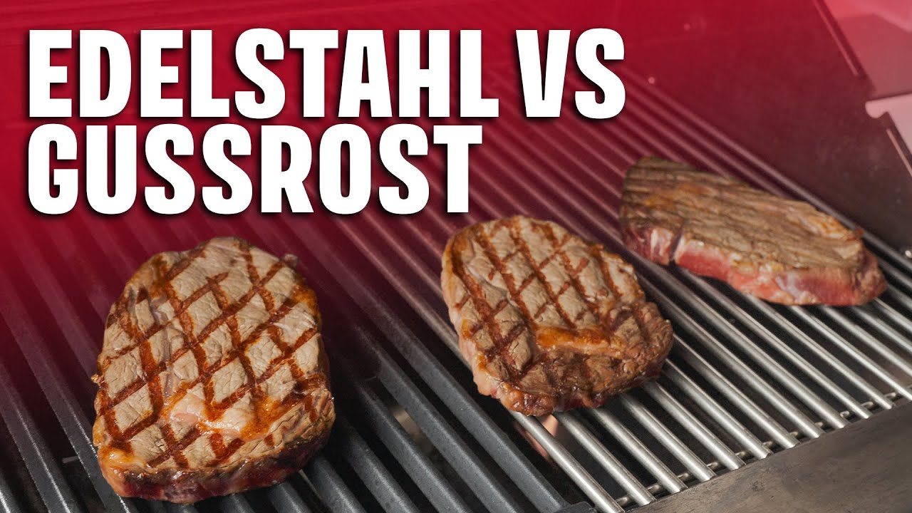 Edelstahl vs. Gussrost – Welcher Grillrost ist besser? 🔥 Mit Live Test